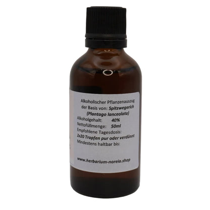 Spitzwegerich Tinktur (Plantago lanceolata) 50ml